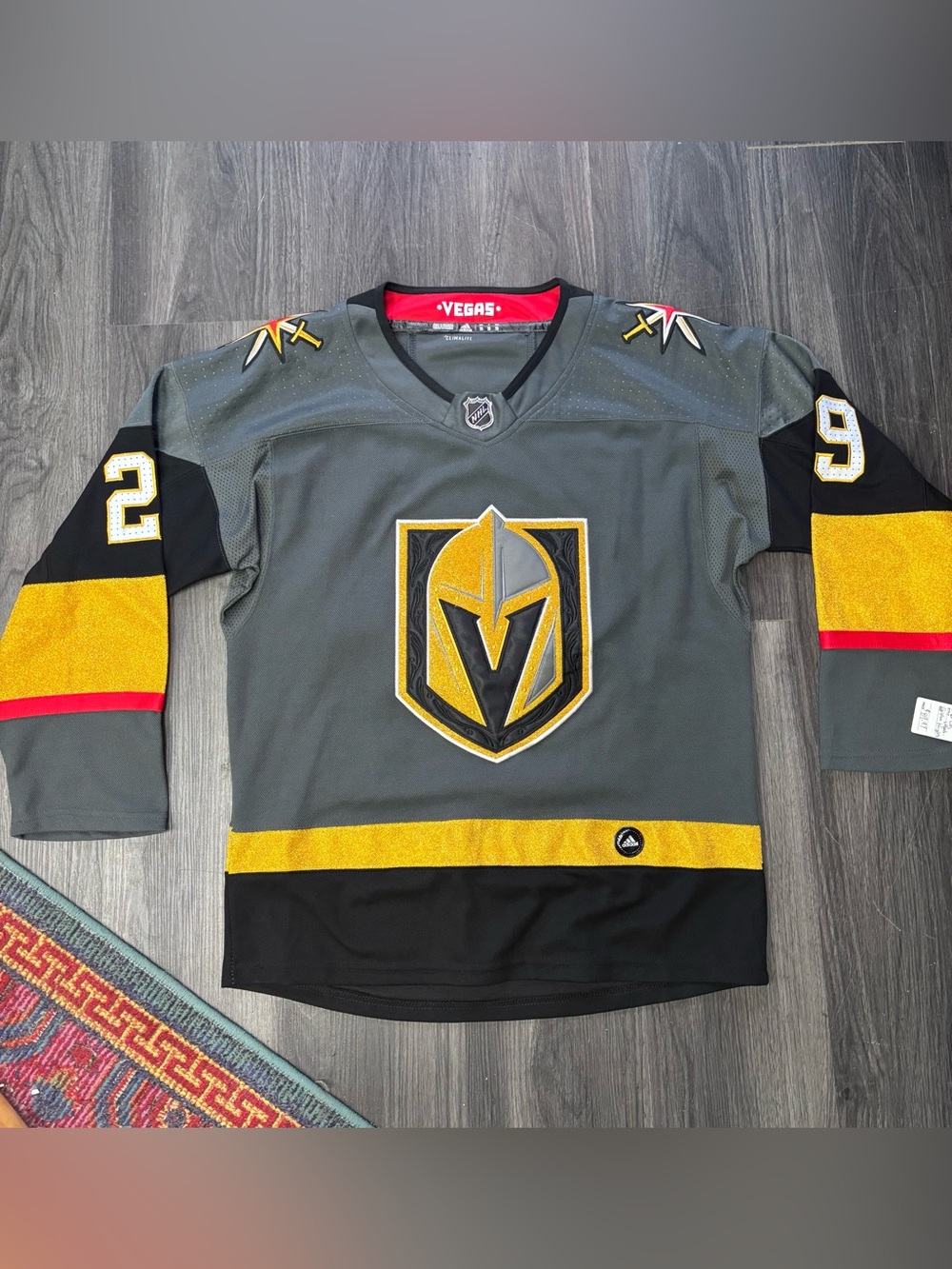 Vegas Golden Knights 1st Season Adidas Jersey Marc-Andre Fleury #29 Mens size 50